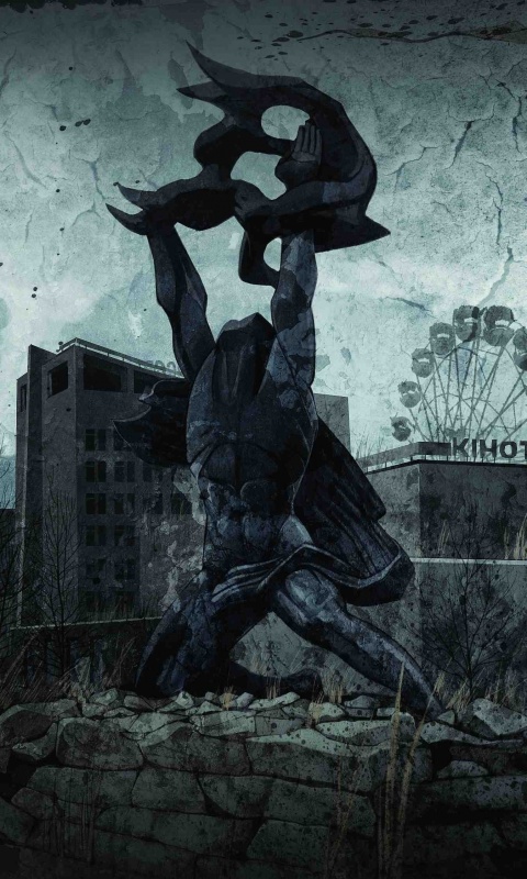 Памятник в Припяти обои