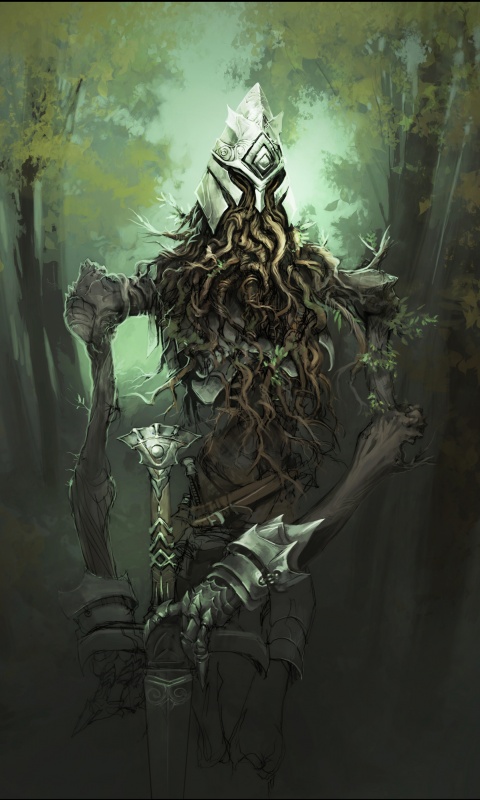 Зеленый король обои