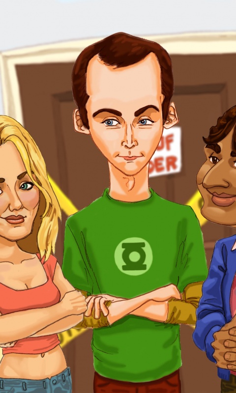 Теория большого взрыва (рисунок) обои