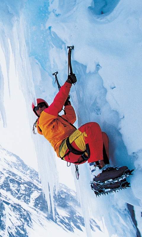 Альпинист обои