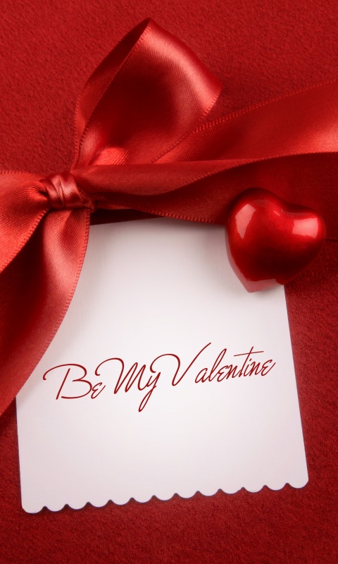 Открытка на день Святого Валентина обои