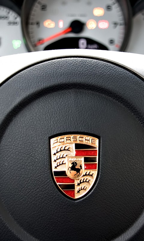 Руль Porshe обои