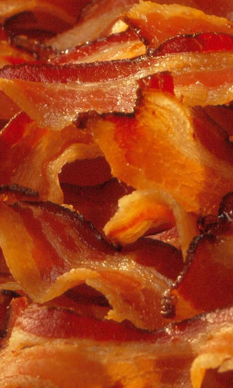 Вкусный жаренный бекончик обои