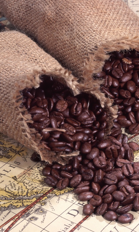 Кофейные зерна обои