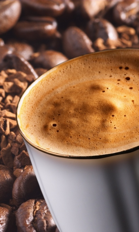 Кружка заварного кофе обои