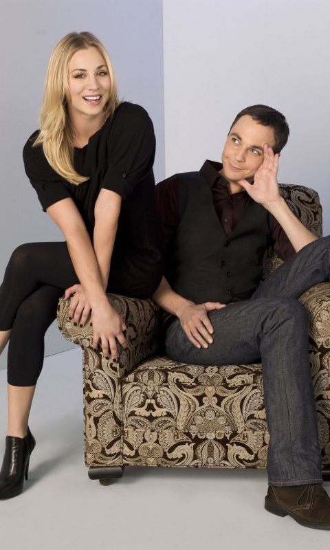 Пенни и Шелдон обои