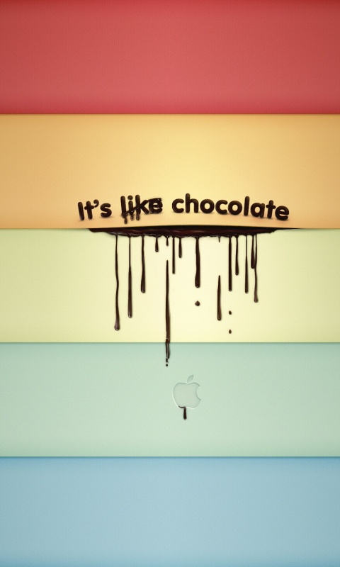 It"s not like chocolate обои