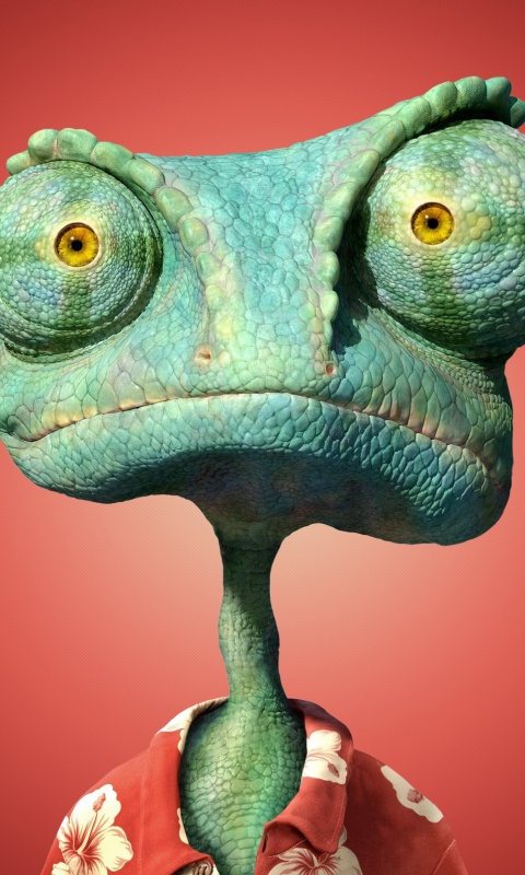 Ранго на красном фоне обои