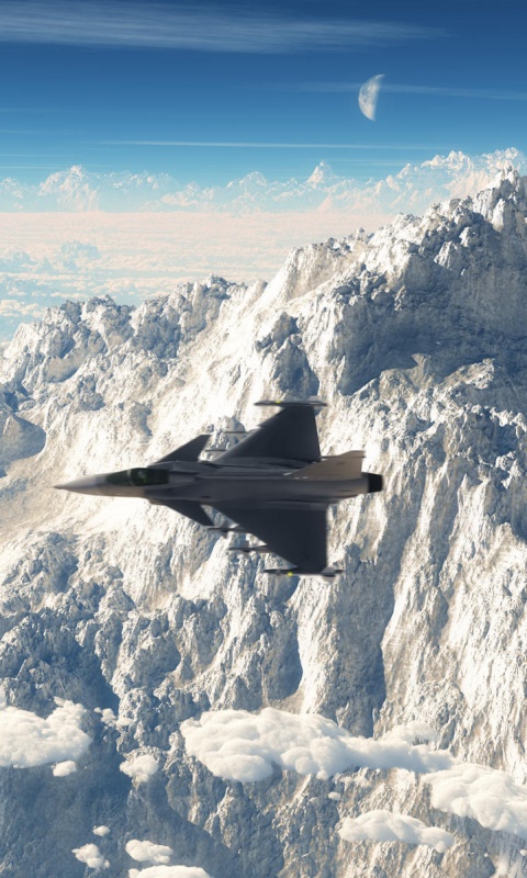 Самолёты в горах обои