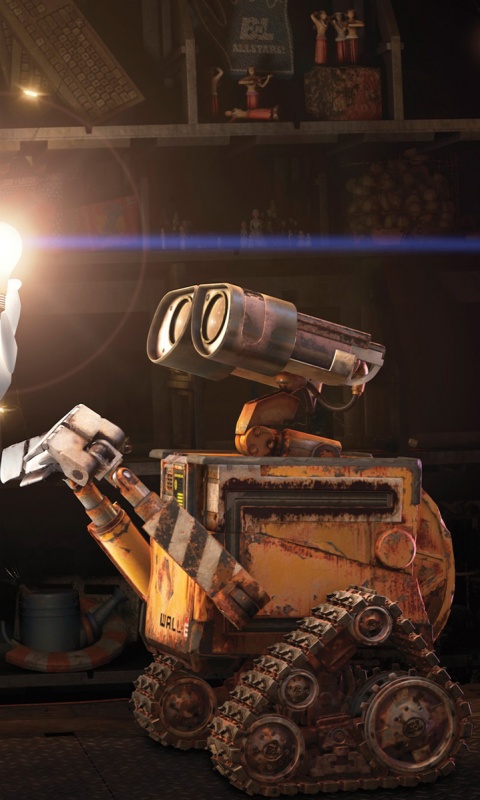 WALL-E и Ева обои