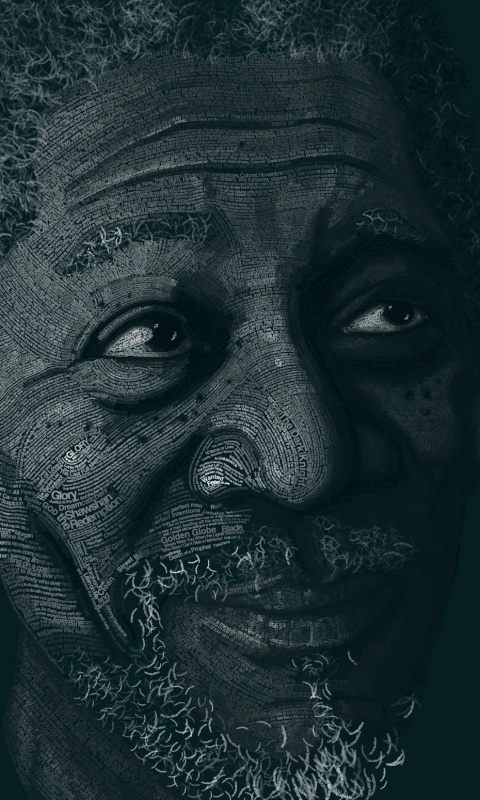 Морган Фриман — текстовый портрет обои