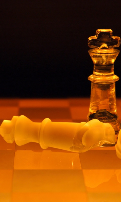 Две шахматных фигуры обои