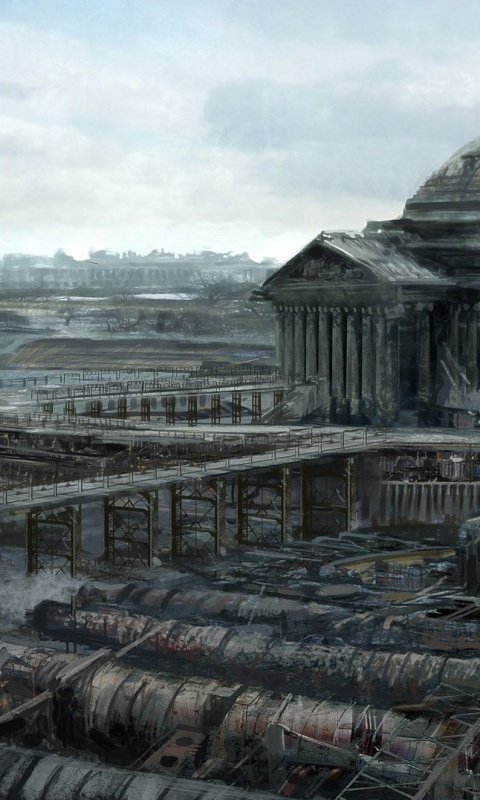 Водоочиститель в мемориале Джеферсона из Fallout 3 обои