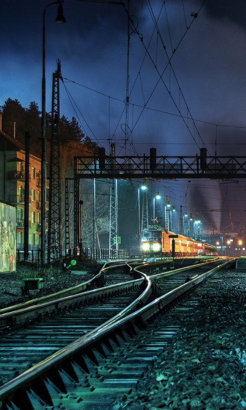 Железнодорожная станция обои