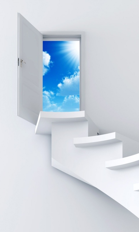 Лестница в небо обои