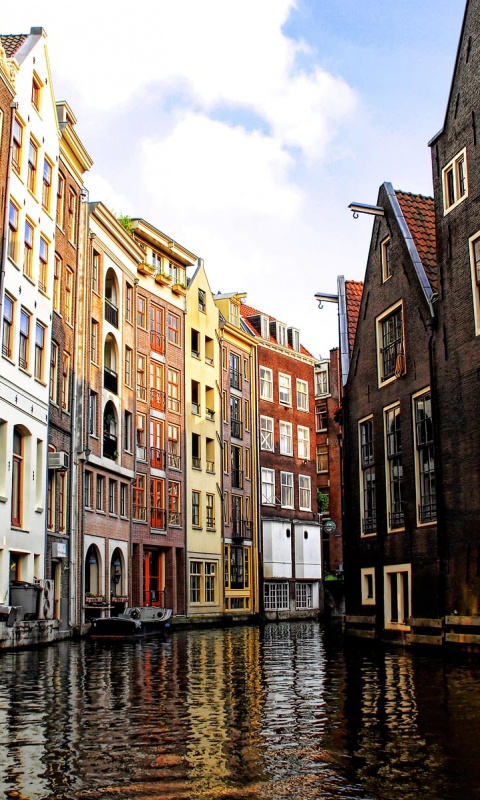 Венецианские каналы в Амстердаме обои