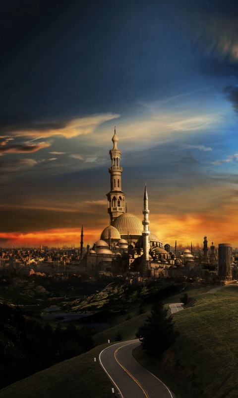 Город минаретов обои