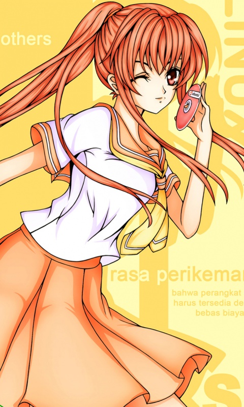 Ubuntu  в аниме обои