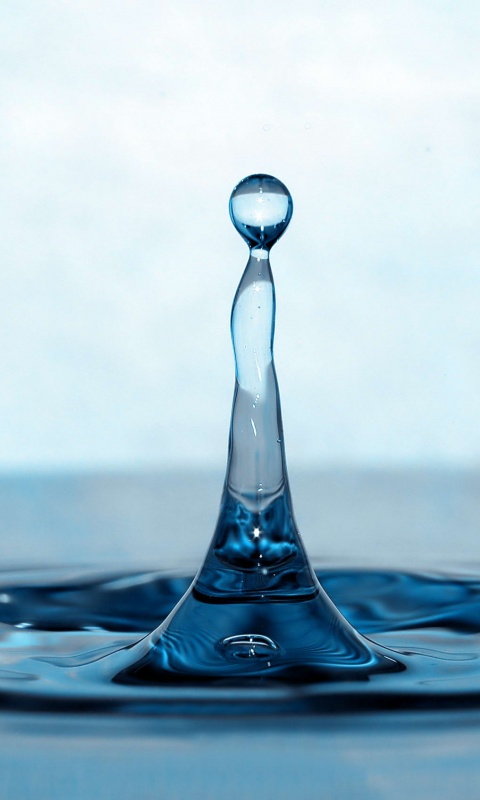 Падение капли обои