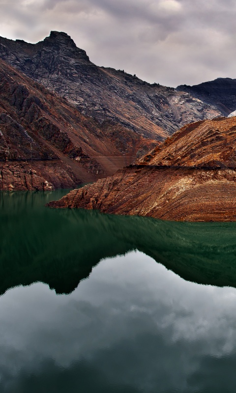 Горное озеро обои