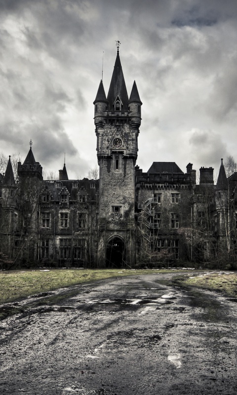 Разрушающийся замок обои