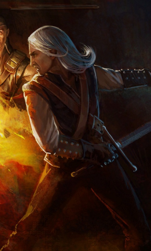 Геральт и Беренгар против Азара обои