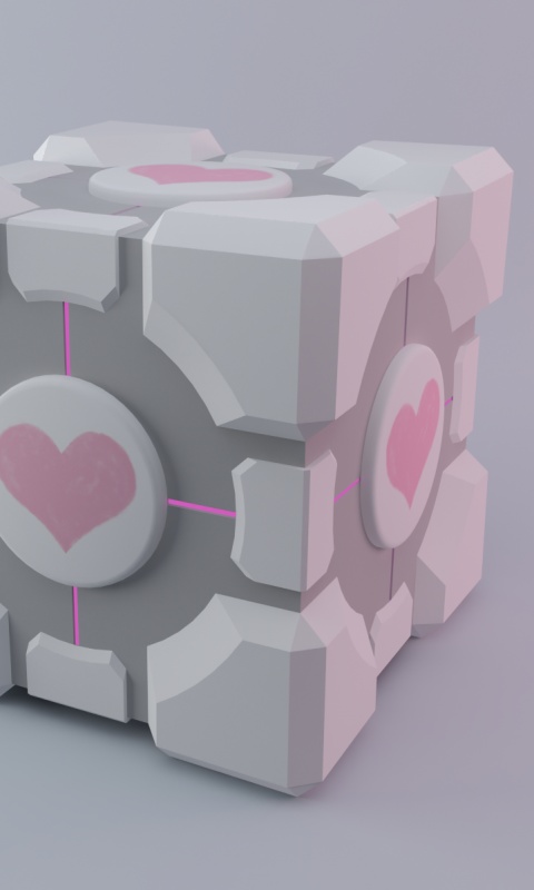 Взвешенный куб-компаньон обои