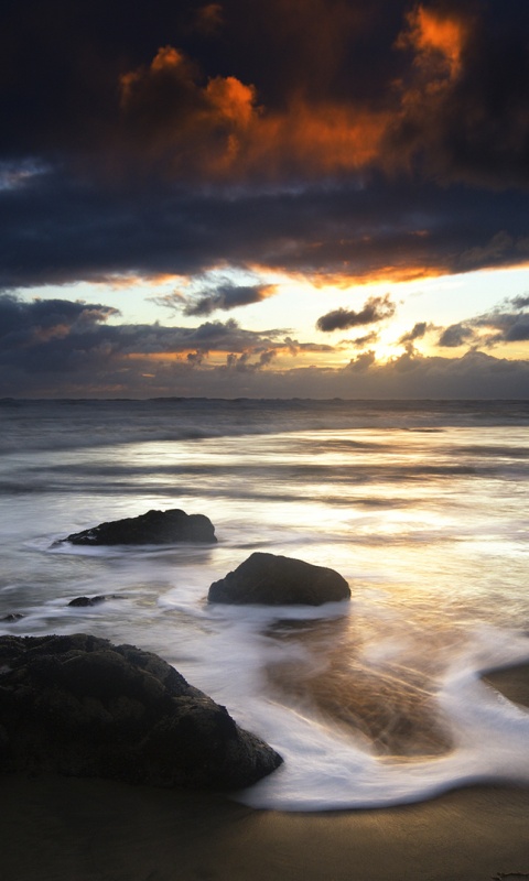 Тёмные берега обои