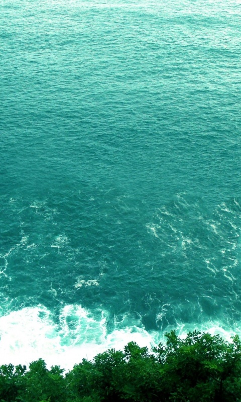 Утёс у красивого моря обои