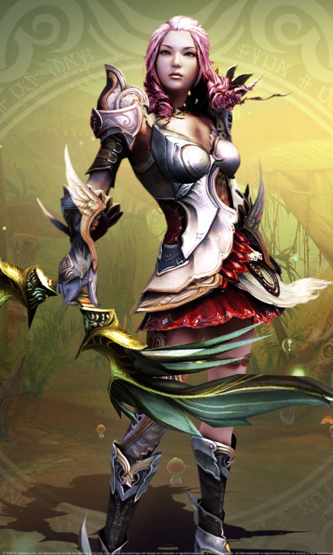 Лучница из Aion обои