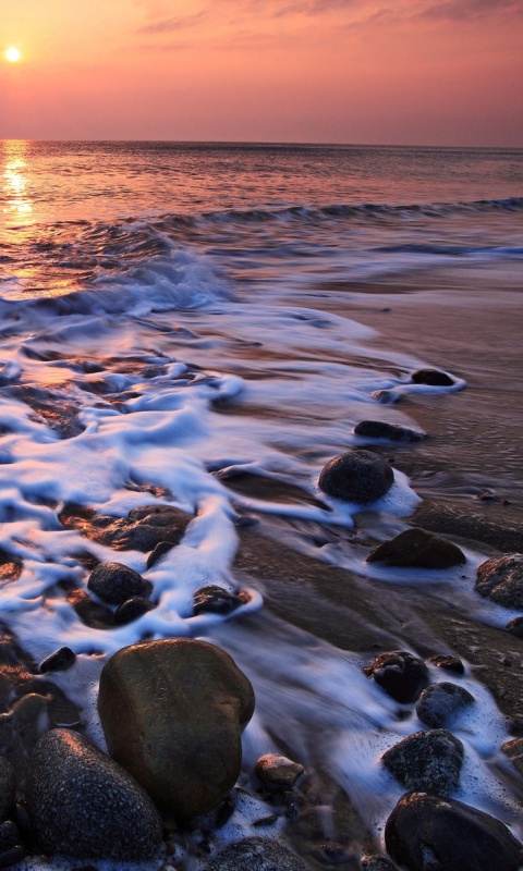 Каменистый берег обои