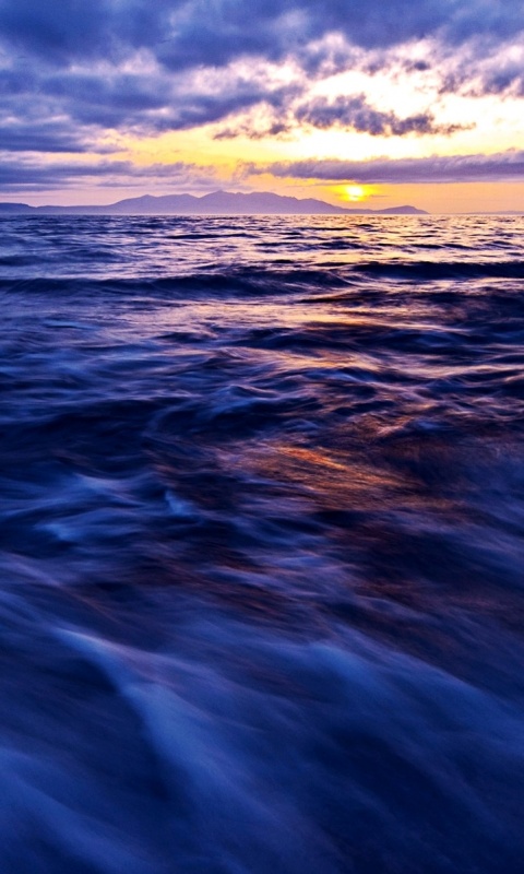 Красивый горизонт на море обои