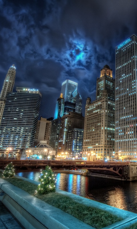 Потрясающий городской вид обои