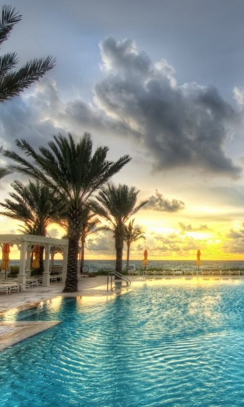 Бассейн обои