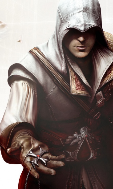 Ассасин с крестом обои