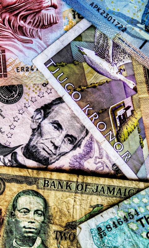 Купюры из разных стран обои