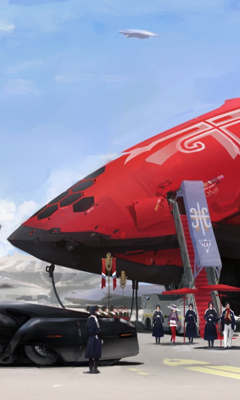 Встреча инопланетных гостей обои