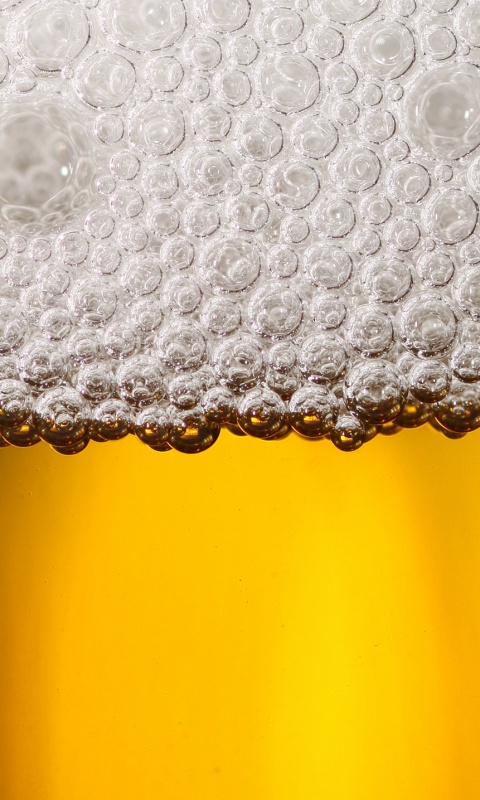 Пенное пиво в макро обои