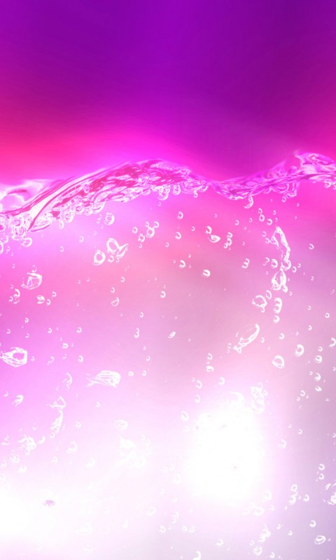 Розовый прибой обои