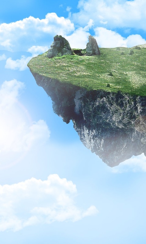 Летающий острв обои