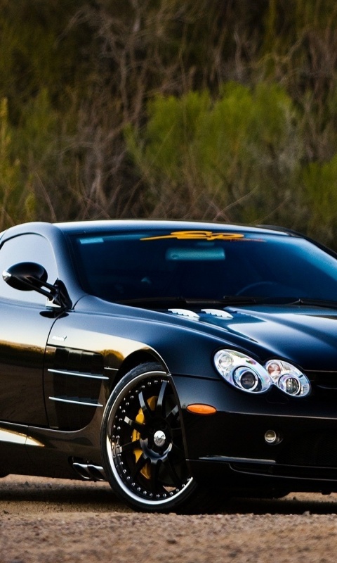 Черный мерседес обои