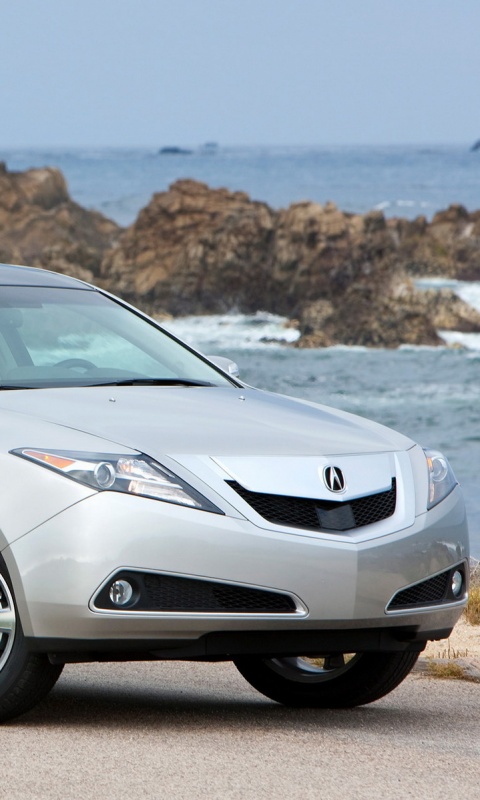 Acura на побережье обои