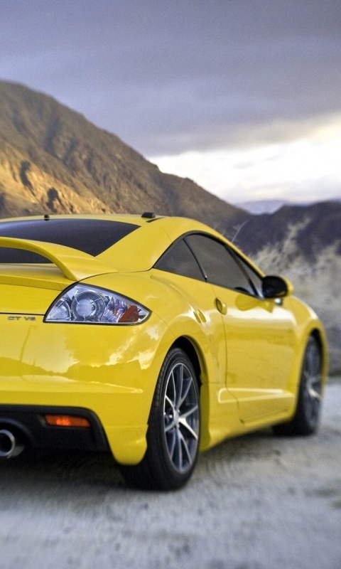 Mitsubishi в горах обои