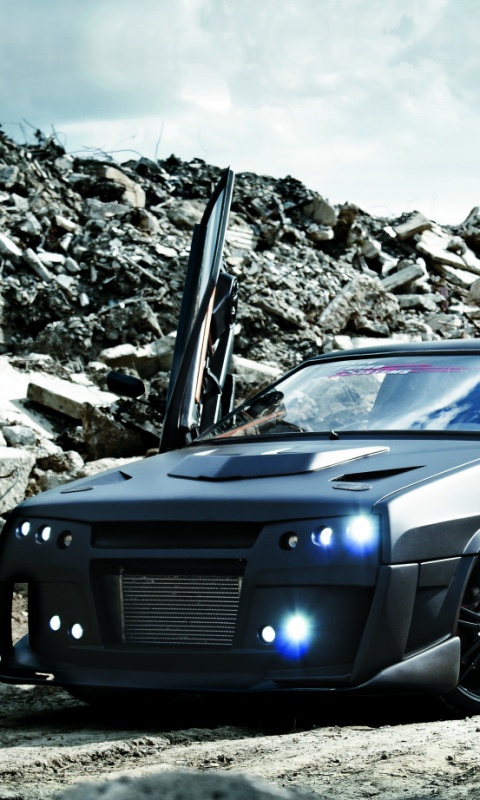 Тюнингованный ваз 21099 обои