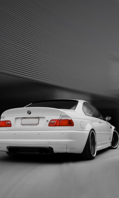 Белый БМВ обои