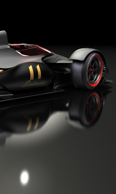 Болид Lamborghini обои