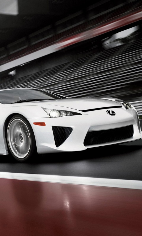 Lexus LFA на тарссу обои
