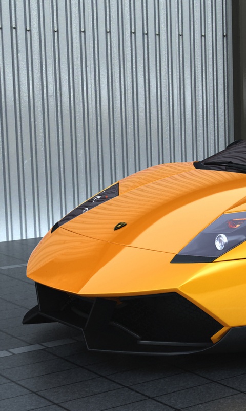 Жёлтый Ламборджини обои