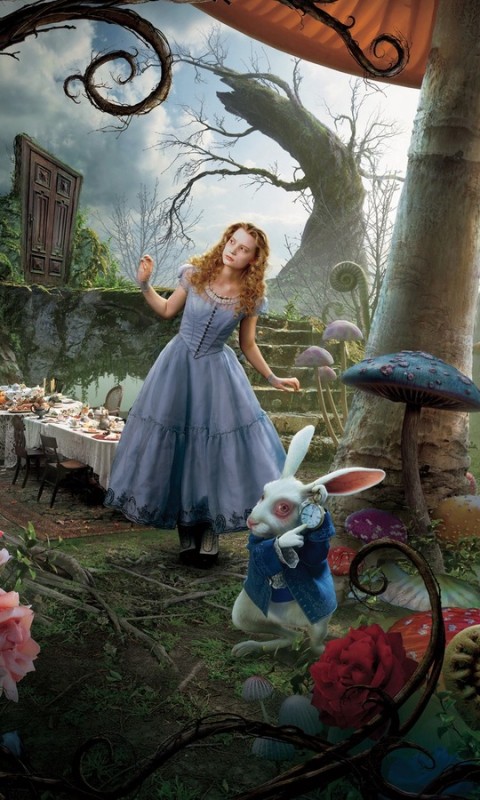 Алиса в стране чудес обои