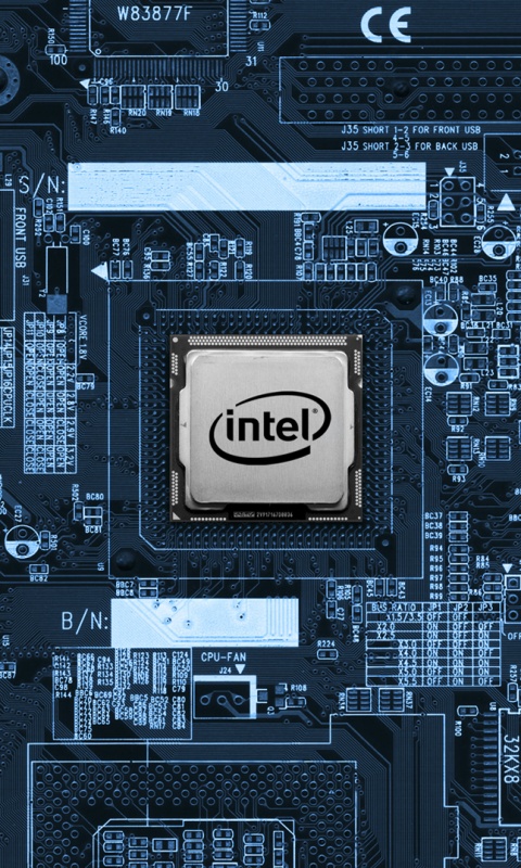 Процессор от Intel обои